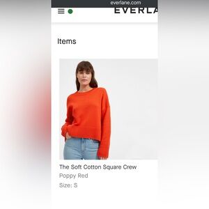 Everlane Soft Cotton Square Crew